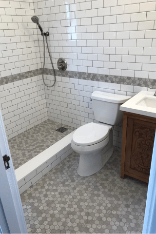 Full bathroom remodeling, tile, granite and stone installations
