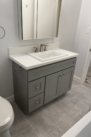 Full bathroom remodeling, tile, granite and stone installations