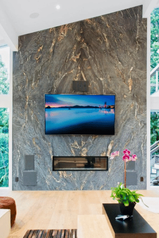 Fireplace, tile, stone and granite installations