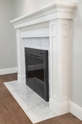 Fireplace, tile, stone and granite installations