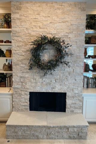 Fireplace, tile, stone and granite installations