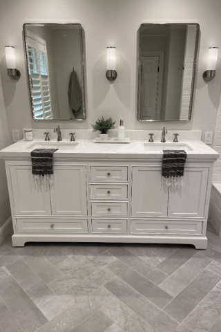 Full bathroom remodeling, tile, granite and stone installations