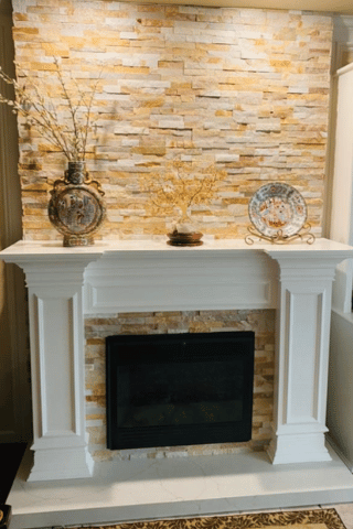 Fireplace, tile, stone and granite installations