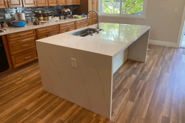 Kitchen countertop installation